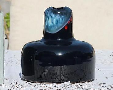 Ostali antikviteti: Art Deco vaza Fat Lavas Mid Century West Germany 1,6kg! — 6