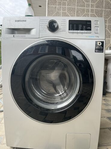 Paltaryuyan maşınlar: Paltaryuyan maşın Samsung, 7 kq, Avtomat, Qurutma var, Kredit yoxdur