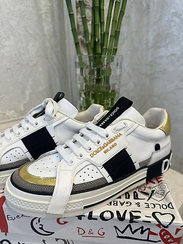 кроссовки: Кроссовки, 38.5, 39, Dolce & Gabbana, Новый, цвет - Белый, Самовывоз — 1