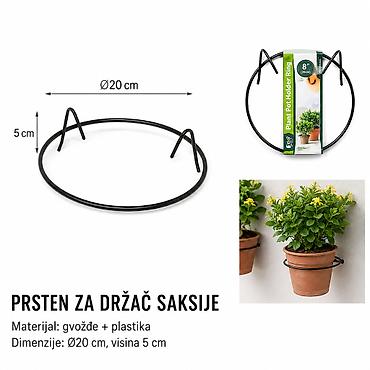KMT okrugli stalak za cveće 2904246 Praktičan prsten/ nosač saksije