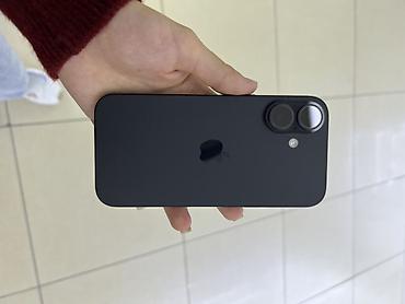 Мобильные телефоны и аксессуары: IPhone 16, Б/у, 256 ГБ, Черный, Зарядное устройство, 91 % — 2