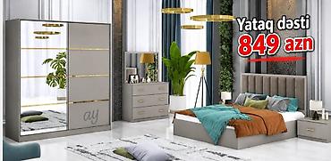 возьму в дар мебель: ✨ *Yataq Dəsti Kampaniyası*✨ 🛏 *Tam yataq dəsti – cəmi 849 ₼* Dəstə — 1