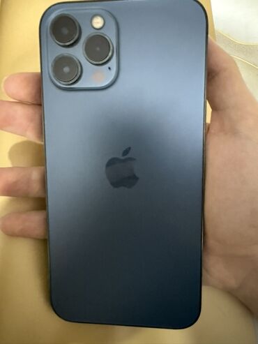 Apple iPhone: IPhone 12 Pro Max, 128 GB, Pacific Blue, Face ID