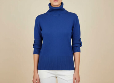 Turtlenecks: Women`s golf, size M