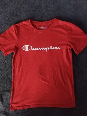 navigare majice kratkih rukava: Champion, S (EU 36), M (EU 38), color - Red
