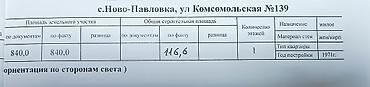кел кел: ПРОДАЮ ДОМ !!! Район: Новопавловка. Улица: Комсомольская 139. 8,4 — 4