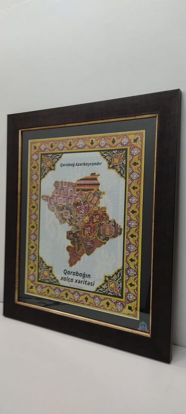 Şəkillər, tablolar: Qarabağin xalça xəri̇təsi̇
ölçüləri 31#39 sm və 59 #50 sm — 5