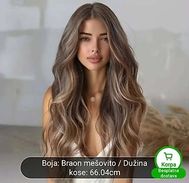 Perike i klipse: Perike – više modela i dužina - Tip: ženske modne perike sa dugim — 15