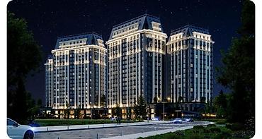 жк атлант: 2 комнаты, 100 м², Ала-Арча ТРЦ 7 этаж — 1