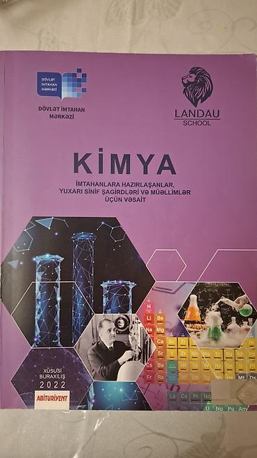elmler: 15 manat- Kimya DİM vəsait 2022 (təzə ) . Çatdırılma metrolara və ya — 1