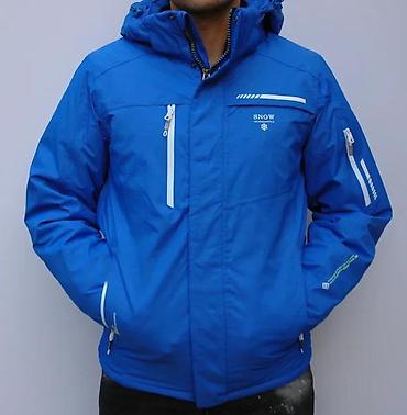Odeća za skijanje: Muška zimska/ski jakna – plava - Toplotno izolovana podstava sa — 4