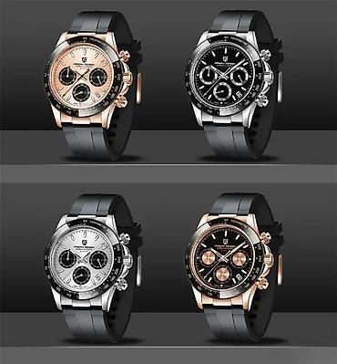 Ručni satovi: PAGANI DESIGN PD-1664 Sport sat -Meteor bela- Rolex Daytona Potpuno — 5