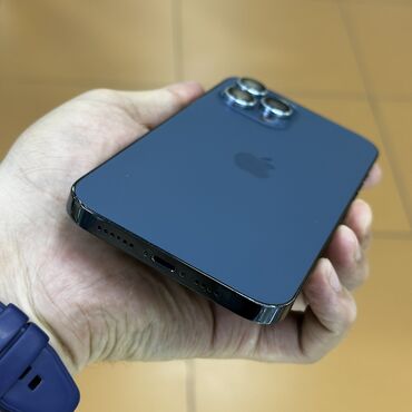 Apple iPhone: IPhone 12 Pro Max, Б/у, 128 ГБ, Синий, 96 % — 2