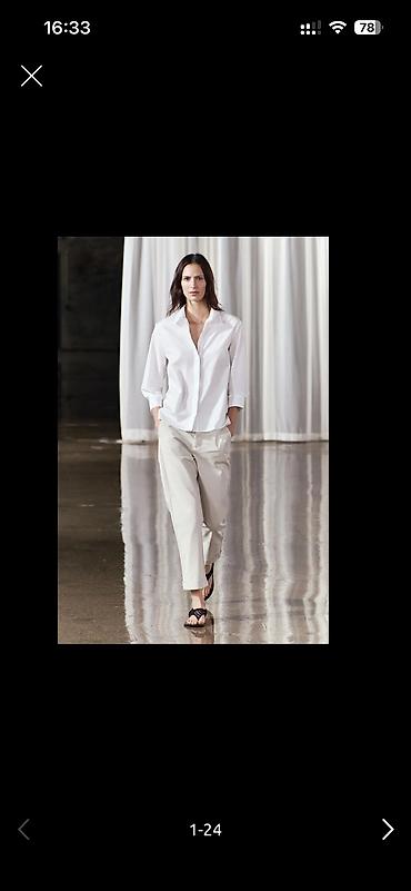 Əlcəklər: ZARA chino şalvar. etiketinde 32 razmerdir ama kiçik dar model deyil — 3