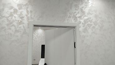 Поклейка обоев: Услуги ремонта домов квартир — 18