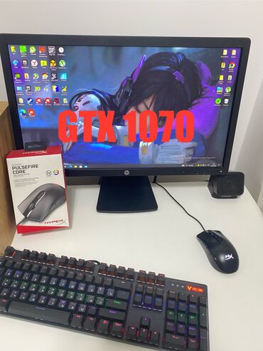 Компьютер, Для работы, учебы, Б/у, NVIDIA GeForce GTX 1070, HDD + SSD