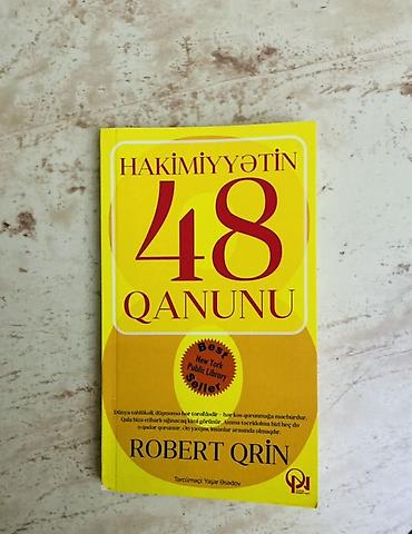 Kitablar və jurnallar: Kitab: Hakimiyyətin 48 Qanunu Müəllif: Robert Qrin Dil: Azərbaycan — 1
