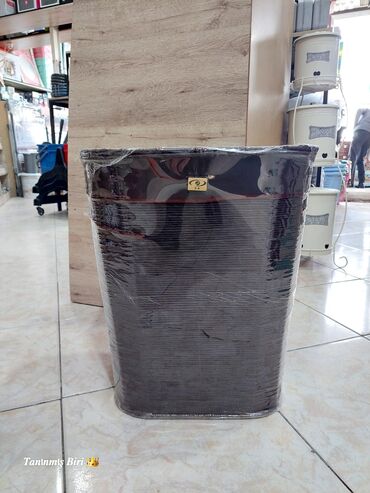 Ev üçün digər mallar: Sebet qapaqli tekerli cirkli paltar sebeti — 8