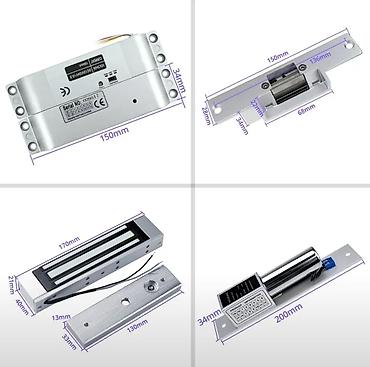 Qapı zamokları: Brulok və Şifrə ilə Girişə Nəzarət Dəsti – M203 Access Control Kit H — 2