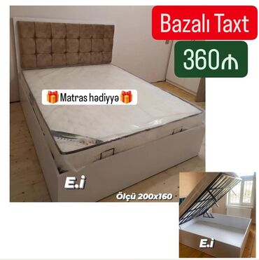 taxt bazalı: Yeni, İkinəfərlik çarpayı, Bazalı, Matras ilə