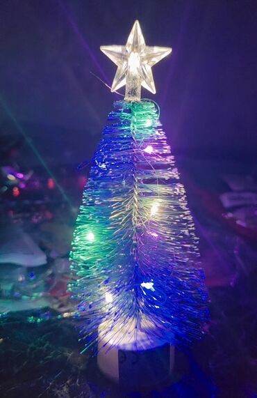 meccano meccanoid robot konstruktorları: LED Mini Milad Ağacı Dəsti - Əvvəlcədən İşıqlandırılmış Masalük