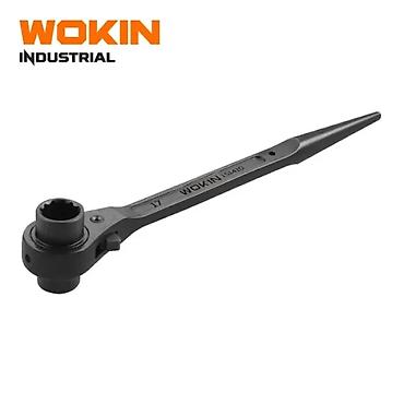 hava borusu: WOKIN İskele Açarı 17×21 mm — WOKIN 151411 İki tərəfli cırcırlı — 1