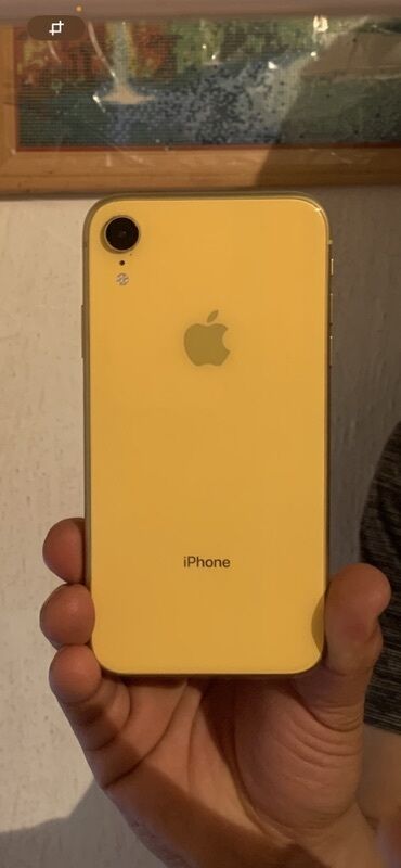 айфон xs max бу цена: IPhone Xr, Колдонулган, 64 ГБ, Сары, Коргоочу айнек, Каптама, 100 %
