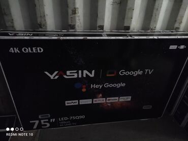 дамашный антена: Телевизор - yasin 65q90 165 см 65" 4k (google tv) - описание: в