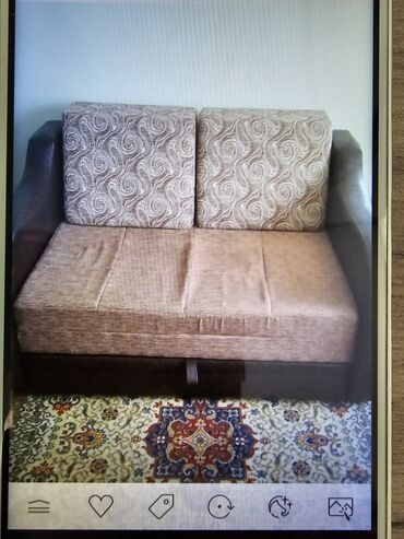 zavese na rese: Two-seat sofas, color - Beige, Used