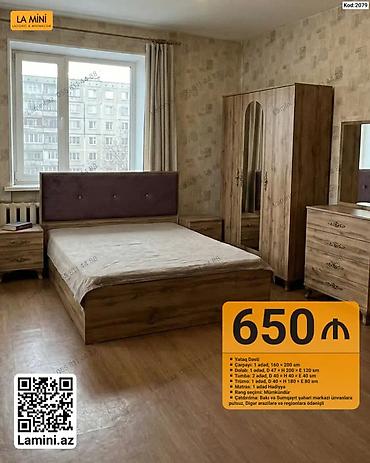 LA MINI – Yataq Dəsti (Kod: 2079) Komplekt: - Çarpayı: 1 ədəd, 160 × lalafo.az -da LA MINI – Yataq Dəsti (Kod: 2079) Komplekt: - Çarpayı: 1 ədəd, 160 ×