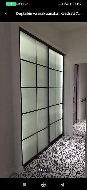 arakesmeler: Şəffaf arakəsmə, Açılan, Ödənişli quraşdırma — 6