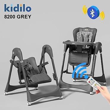 kidilo 8200: 👶 Kidilo 8200 – 4-də 1 Uşaq Yemək Stulu ✨ (Stul + Elektroyelləncək + — 4