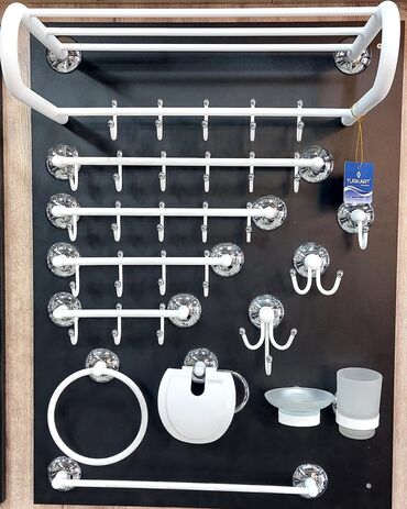 Hamam üçün aksessuarlar: “Asılqanlar” ✅ asılqanların matrialı paslanmaz poladdandır — 5