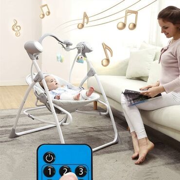 Люльки: Люлька, Новый, Колыбель, Переноска, Качалка, Металл, цвет - Серый, Самовывоз — 3