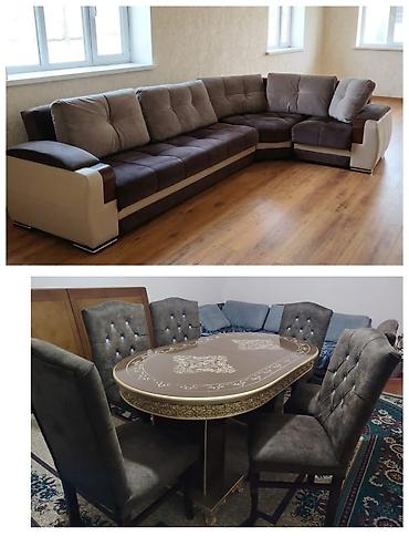İşlənmiş, Künc divan, Qonaq otağı üçün, Açılan