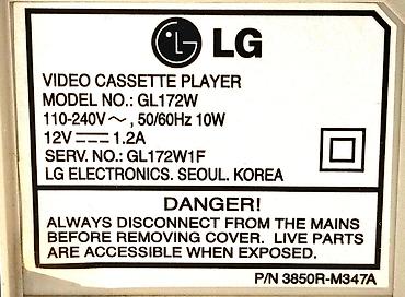 DVD və Blu-ray pleyerlər: Brend: LG. Model: GL172W. Təyinat: VHS dəstəkli video kassetləri PAL -da lalafo.az — 1 DVD və Blu-ray pleyerlər: Brend: LG. Model: GL172W. Təyinat: VHS dəstəkli video kassetləri PAL — 1