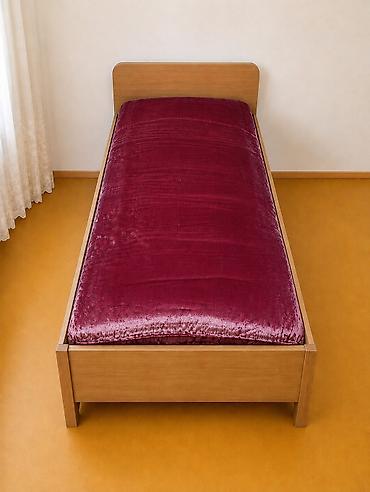 yun yorgan: Rəngli zolaqlı döşək/üstlük - Model: tək döşək - Ölçü: təxminən eni — 2