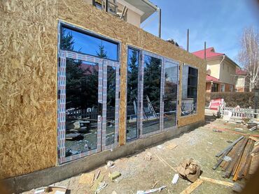 Алюминиевые окна на заказ: Алюминиевое окно на заказ, Тип окна: Витражные, Бесплатная установка, Без рассрочки — 20