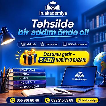 butun proqramlar: In.akademiya – Onlayn Təhsil Mərkəzi • Tədris forması: yalnız onlayn — 4