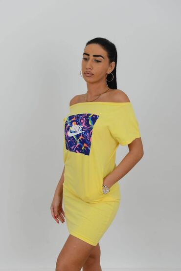 Haljine: 1 za 1700, 2 za 2500
Dužina 95 cm turski bruseni pamuk sa elastinom — 23