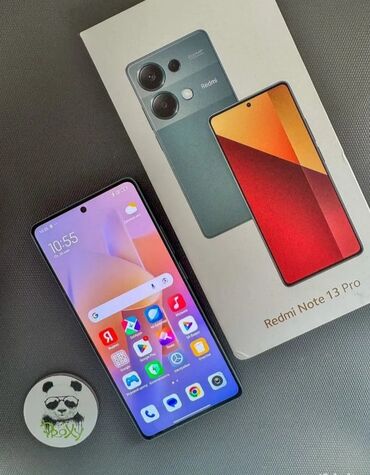 ящик для телефонов: Redmi, Redmi Note 13 Pro, Б/у, 256 ГБ, цвет - Голубой, 2 SIM