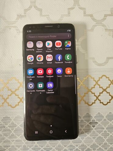 Samsung: Samsung Galaxy S9, Колдонулган, 64 ГБ, түсү - Кара