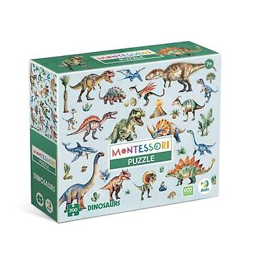 dormeo deciji set: Puzzle Montessori Dinosaurus – edukativna drvena slagalica za decu — 1