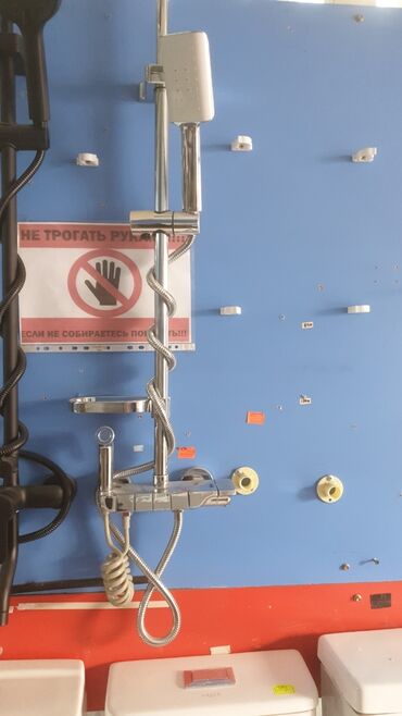 Смесители для ванны и душа: Смеситель для ванны и душа, Тропический душ, Установка: Наружный монтаж, Материал: Нержавейка, Функции: Без функций — 4