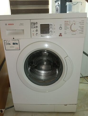 paltaryuyan uzluyu: Paltaryuyan maşın Bosch, 7 kq, İşlənmiş, Avtomat, Qurutma var, Kredit yoxdur, Ünvandan götürmə