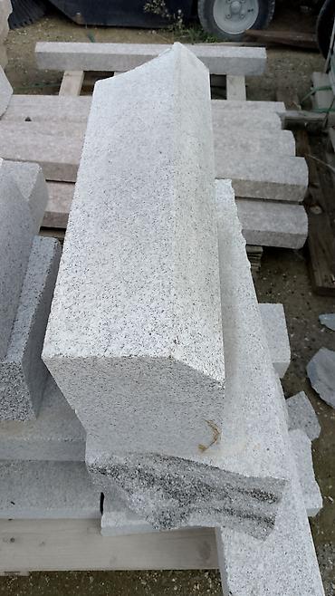 Qranit: Qranit bardür daşları - Material: təbii boz qranit - Formaat: uzun — 3