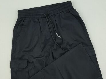 stradivarius cargo czarne: Shein, Spodnie cargo damskie, rozmiar S