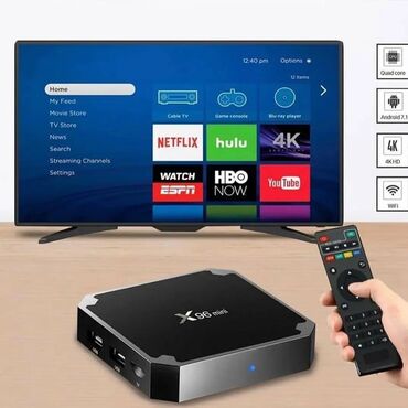 Smart TV bokslar: Yeni Smart TV boks 8 GB / 128 GB, Rayonlara çatdırılma, Ünvandan götürmə, Ödənişli çatdırılma — 4