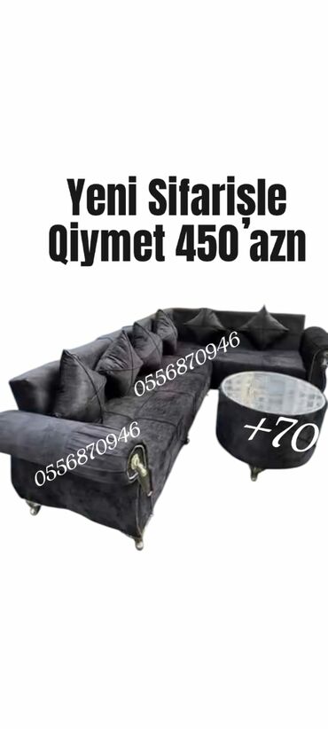 Sifarişlə divanlar: Künc divan, Qonaq otağı üçün, Parça, Bazalı, Açılan, Kitab — 4