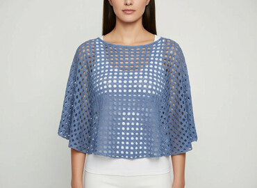 sweter oversize: Накидка жіноча, розмір One size